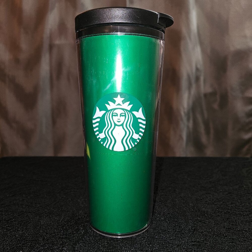 🤩3/$15 Green Starbucks 16 oz Travel Mug